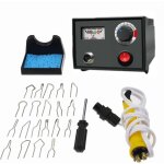 1 jeu d'outils de pyrogravure �lectrique, fer � souder, stylo pyrogravure en bois, br�leur en bois, soudure ...