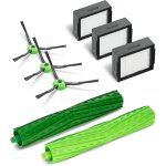 1 kit entretien robot aspirateur, 3 filtres haute performance, 3 brosses coins, 1 jeu brosses caoutchouc, ...