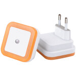 1 lampe de nuit murale � capteur, allumage / extinction automatique, led, � brancher au mur, pour escalier, ...