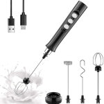 1 lot de mousseurs à lait électriques rechargeables par usb pour café, cappuccino, fouets à ?ufs 1 lot de mousseurs à lait électriques rechargeables par usb pour café, cappuccino, fouets à ?ufs