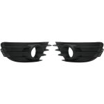 1 paire de calandre de phare antibrouillard avant noire, garniture de couvercle de phare antibrouillard ...