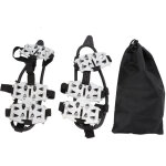 1 paire de crampons 24 pointes antid�rapants acier inoxydable pour randonn�e hivernale