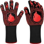 1 paire gant barbecue anti chaleur jusqu'à 800°c gants de cuisine résistant à antidérapants pour four ... 1 paire gant barbecue anti chaleur jusqu'à 800°c gants de cuisine résistant à antidérapants pour four ...