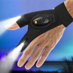 1 paire de gants de lampe de poche led pour homme �tanche ? cadeaux pour papa, grand - p�re, gant lumineux ...