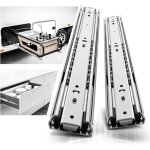1 paire de glissires de tiroir robustes de 16 pouces, capacit de charge de 150 lb, montage latral, ...