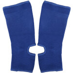 1 paire de protections de cheville sportives pour boxe, muay thai, karat� et taekwondo - bleu