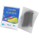 1 paire de prot�ge - chaussures imperm�ables en silicone r�utilisables, couvre - chaussures de pluie ...