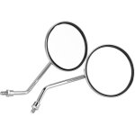 1 paire de rtroviseurs de moto ronds de 8 mm  droite et  gauche