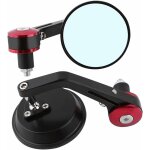 1 paire de rtroviseurs moto ronds latraux miroirs en aluminium pour moto vlo inch accessoires rtroviseurs ...