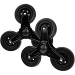 1 paire roue de magasinage roues de mont�e d'escalier diable � usage intensif chariot de meubles roulettes ...
