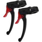 1 paire de verrous de frein manuels pour fauteuil roulant en plastique autobloquant pour chaises de transport, ...