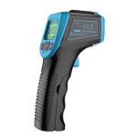 1 pc bleu thermom�tre infrarouge, - 58 �f a 1112 �f ( - 50 �c a 600 �c) pistolet thermom�tre infrarouge ...