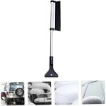 1 pc silver pelle � neige brosse � , t�lescopique neige de voiture glace , amovible balai de d�neigement ...