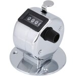 1 pcs mini compteur manuel portatif en m�tal � 4 chiffres, l�ger, con�u avec pr�cision, registre � 4 ...