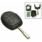 1 pi�ces 3 boutons 433 mhz cl� d'entr�e � distance fob pour ford / mondeo / fiesta / focus / ka transit ...