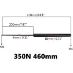 1 pi�ces 350n 460mm amortisseur � ressort de support de levage de v�rins � gaz de voiture pour mod�le ...