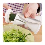 1 pice coupe lgumes en spirale spiraliseur - spaghettis de spiralizer manuel multifonction pour nouilles, ...