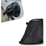 1 pice de couverture de port d'alimentation de voiture, 16 x 42 x 28 cm, tissu enduit d'argent, protection ...