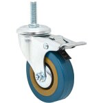 1 pi�ce roulette 63mm m10 pour meuble charge lourde avec frein - roue pivotante metallique 360� pour ...