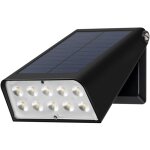 1 projecteur solaire 10 led, lampe  induction murale pliable, contrle de la lumire, tanche ip65, ...
