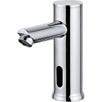 1 robinet de lavabo �lectronique, capteur infrarouge froid, laiton chrom� pour salle de bain et espaces ...