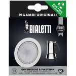 1 silicon joint + 1 filtre 10 cups inox 1184061 - bialetti