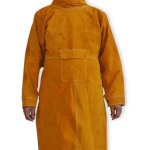 1 tablier de soudage anti - flamme en cuir de vache, manteau long, vtements de protection, combinaison ...