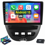 10, 1  autoradio pour citroen c1 peugeot 107 android 15 carplay navi wifi 2 + 64g dab