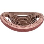 Yato - 10 bandes abrasives etroites 10 x 330 grain de 80 ponceuses limes polisseuses