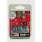 10 chevilles m�talliques � expansion � 4 x 46 mm avec vis m4 molly m14206 - xj