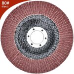 10 disques abrasifs � lamelles � 125 mm x 22. 2 mm grain 80 disques � lamelles disques � meuler pour ...