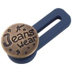 10 pack bouton jean, extension de bouton pantalon bouton jeans Élastique en metal et silicone pour femmes ... 10 pack bouton jean, extension de bouton pantalon bouton jeans Élastique en metal et silicone pour femmes ...