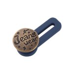 10 pack bouton jean, extension de bouton pantalon bouton jeans Élastique en metal et silicone pour femmes ... 10 pack bouton jean, extension de bouton pantalon bouton jeans Élastique en metal et silicone pour femmes ...