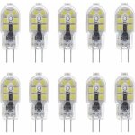 10 - pack g4 2w led ampoule pour les ampoules de hotte, ac / dc 12v, 20w ampoules halog�nes �quivalent, ...
