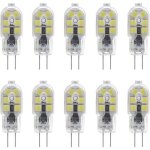 Ersandy - 10 - pack g4 2w led ampoule pour les ampoules de hotte, ac / dc 12v, 20w ampoules halognes ...