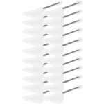 10 paires d'embauchoirs  chaussures en plastique, embauchoirs  chaussures transparents avec ressort ...