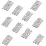 10 pcs en acier inoxydable meubles de maison mat�riel charni�re de porte long 55 mm x 34 mm