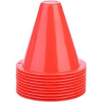 10 pcs cone de signalisation, accessoires de support de marqueur plastique pour cnes de football 8. ...