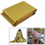 10 pcs couverture de survie, couvertures thermiques survie couverture de sauvetage couverture soleil ...