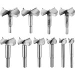 10 pcs meche bois 15 - 60mm carbure foret bois meche a faconner fraise perceuse bois 15mm 20mm 25mm 30mm ...