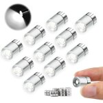 10 pcs mini lumi�res led, lampe led miniature, mini lampe led avec batterie, mini led a pile, petite ...