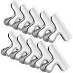 10 pcs pince sachet acier inoxydable clips de fermeture conservation alimentaire pour fermer emballage ...