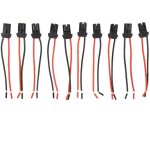 10 pcs t10 voiture camion bateau wedge ampoule femelle connecteur lampe titulaire led socket base