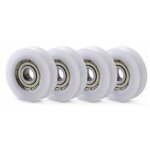 10 pcs u nylon en plastique intgr 608 roulements  billes de gorge 8 30 10mm poulie de guidage