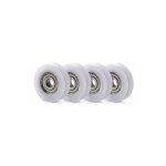10 pcs u nylon en plastique intgr 608 roulements billes de gorge 6 30 10mm poulie de guidage