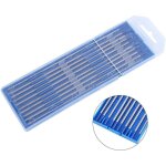 10 pièces 1. 0 / 1. 6 / 2. 4mm électrodes de soudage au tungstène, électrode de lantanate à pointe bleue ... 10 pièces 1. 0 / 1. 6 / 2. 4mm électrodes de soudage au tungstène, électrode de lantanate à pointe bleue ...