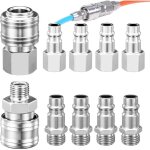10 pi�ces 1 / 4 bsp raccord rapide europ�en, raccords de compresseur, raccord d'air 1 / 4 pouce, raccord ...