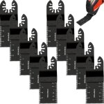10 pi�ces accessoires lame de scie multifonctionnelle, 34 mm lames d'outils multifonctionnels, outils ...