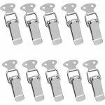10 pièces attache capot fermeture à levier moraillon de porte, fermeture à levier loquet à ressort avec ... 10 pièces attache capot fermeture à levier moraillon de porte, fermeture à levier loquet à ressort avec ...