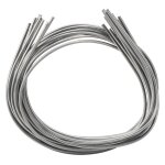 Jeffergarden 10pcs aluminium cuivre baguettes de soudage lectrode 2mm dia fil fourr  souder  basse ...